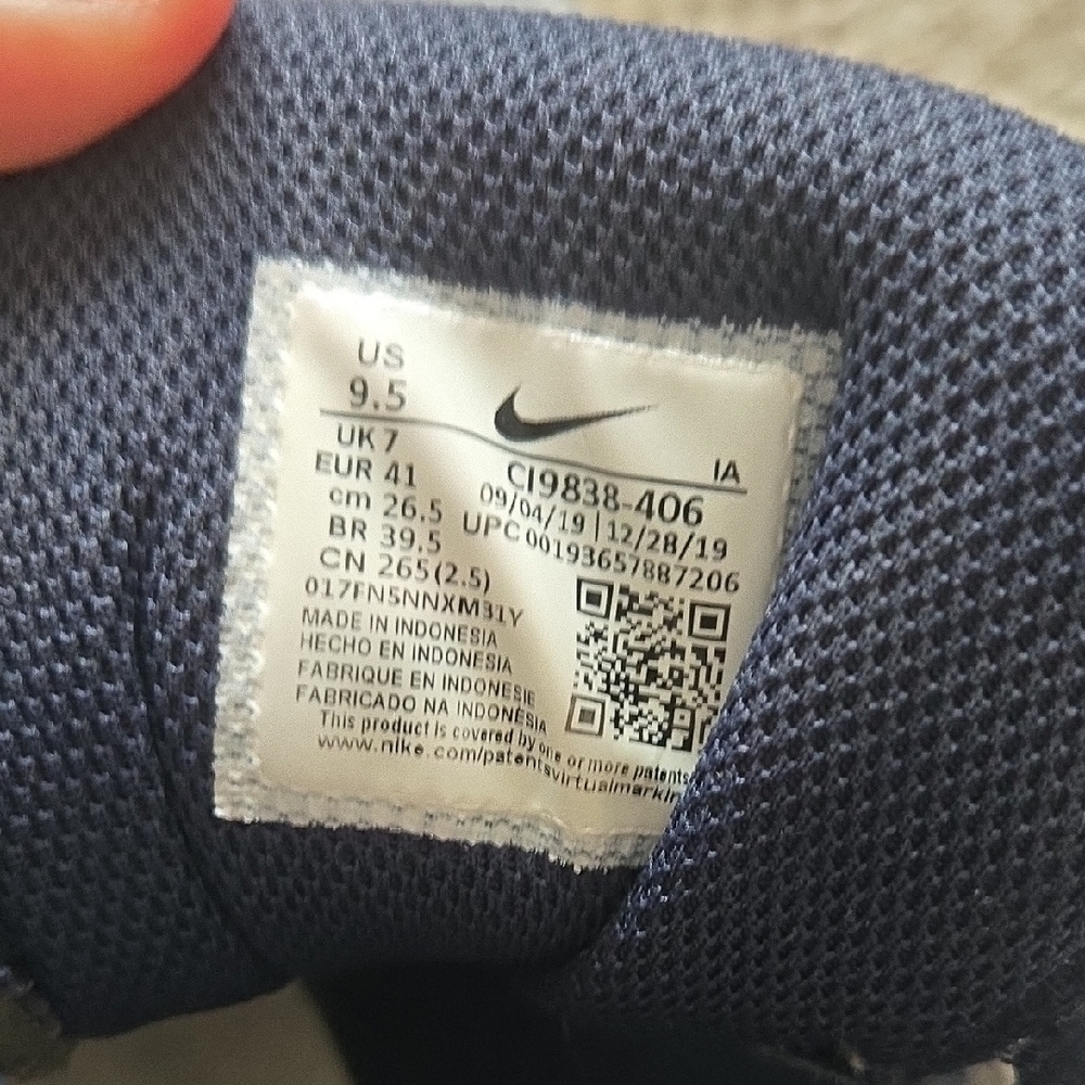 Women's Nike Air Max Vapor Wing Blue White Coral  Spring Athletic Shoes 9.5 - Picture 8 of 9